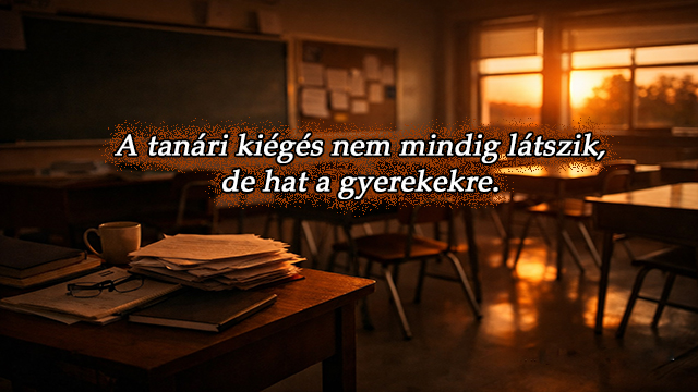 A tanári kiégés, és amit a szülőknek tudniuk kell erről A tanári kiégés, és amit a szülőknek tudniuk kell erről