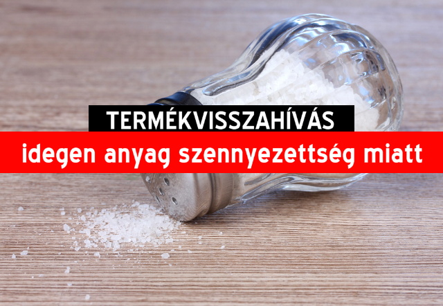 termévisszahívás só termévisszahívás só