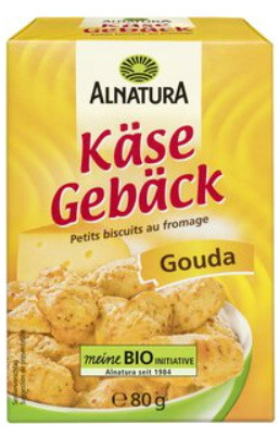 Alnatura Gouda sajtos keksz 80 g