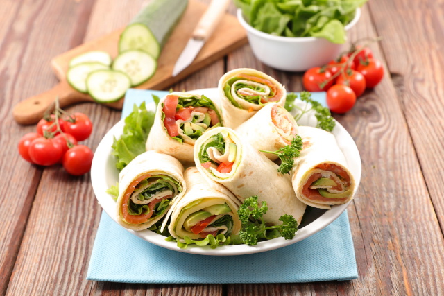 Friss zldsges wrap – Egszsges s knny tzrai