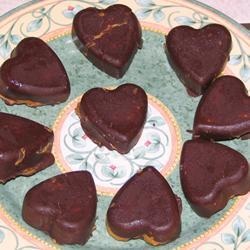 Valentin napi csokoládé szív