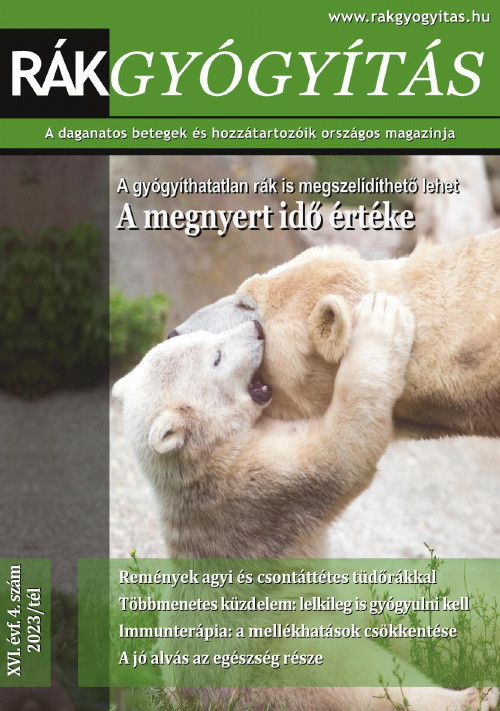 Rákgyógyítás Magazin 2023/tél - borító