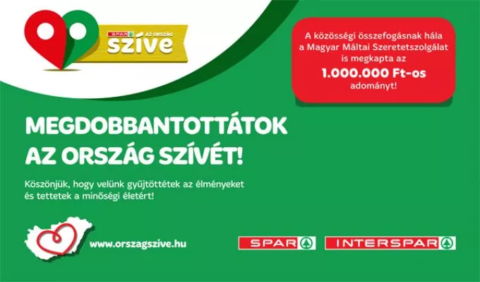 A SPAR közössége megdobbantotta az ország szívét!