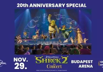 Szimfonikus zenével keltik életre az idén 20 éves Shrek 2-t a Budapest Arénában! - Nyereményjáték!