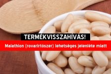 Ha ilyen babot vettél, ne fogyaszd el, mert rovarirtószert tartalmazhat!